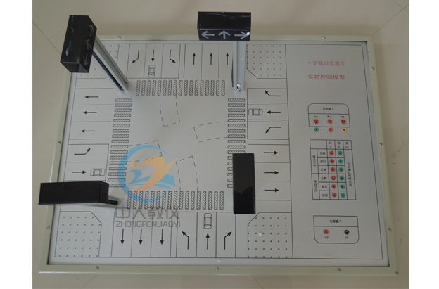 十字路口交通灯实物模型,交通信号灯控制对象